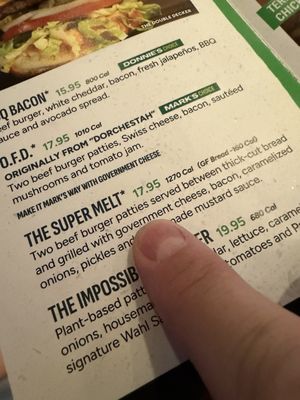 Menu photo 5 Wahlburgers Las Vegas, NV Menu photo 5 Wahlburgers Las Vegas, NV