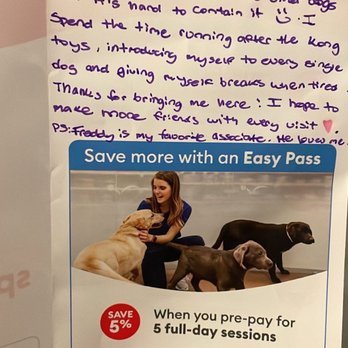 PetSmart - Doggy resort report for Winnie. - Pet Groomers Near Me - Northridge, California