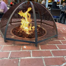 Outside fire pit Outside fire pit