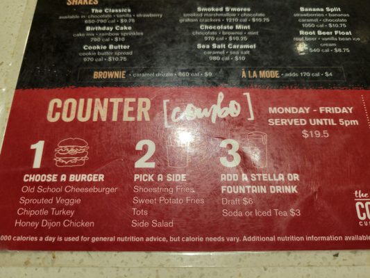 Menu photo 7 The Counter Honolulu, HI