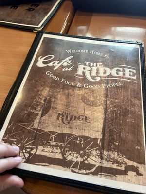 Menu photo 1 Cafe At The Ridge Kerrville, TX Menu photo 1 Cafe At The Ridge Kerrville, TX