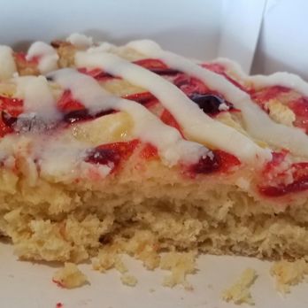 Kaylena Marie's - Cheese Danish $15.35 [Raspberry] filled with cheese Danish filling and drizzled with glaze. 8-9" diameter - Bakeries Near Me - East Amherst, New York