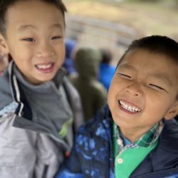 Crowes Nest Farm - Happy on the hayride!