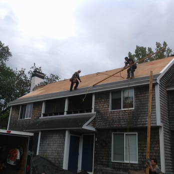 iROOF - Setting up for felt paper installation. - Roofing Near Me