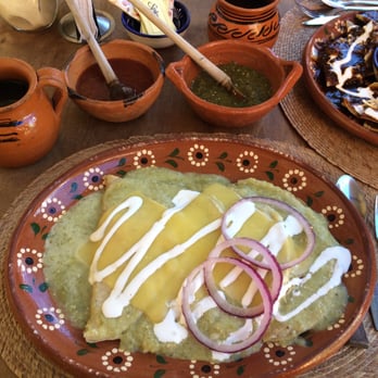 El Apapacho - Enchiladas suizas - Mexican Near Me - Puebla, PUE