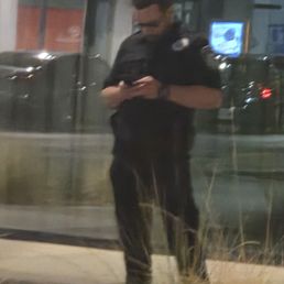 I found the security guard . I found the security guard .