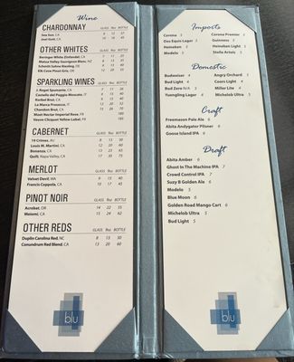 Menu photo 2 Blu Biloxi, MS Menu photo 2 Blu Biloxi, MS