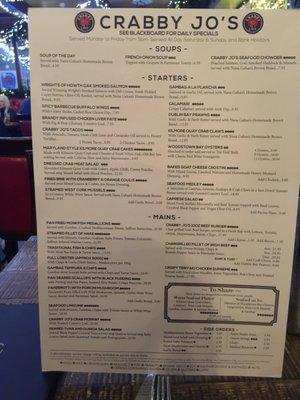 Menu photo 2 Crabby Jo's Howth, D