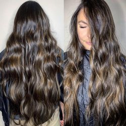 Hair by Janeth - Caramel balayage in long hair! Healthy shiny and beautiful