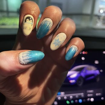 D N Nails Spa - Holiday nails done 12/12/24 - Waxing Near Me - Cooper City, Florida