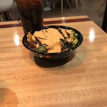 Poki Poki - Poke bowl with extra spicy mayo. Doesn't look great with the mayo but tastes great. - Poke Near Me - Albuquerque, New Mexico Poki Poki - Poke bowl with extra spicy mayo. Doesn't look great with the mayo but tastes great. - Poke Near Me - Albuquerque, New Mexico