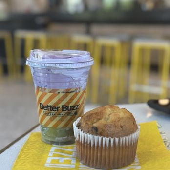 Better Buzz Coffee - Las Vegas - Honey Lavender Matcha and a Cranberry Orange Muffin - Coffee & Tea Near Me - Henderson, Nevada Better Buzz Coffee - Las Vegas - Honey Lavender Matcha and a Cranberry Orange Muffin - Coffee & Tea Near Me - Henderson, Nevada