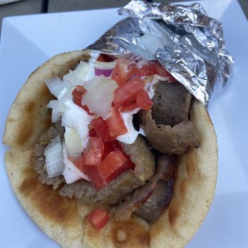 Samos Greek Island Grill - Gyro pita wrap - Greek Near Me - Baltimore, Maryland Samos Greek Island Grill - Gyro pita wrap - Greek Near Me - Baltimore, Maryland