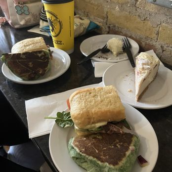The Buzz Cafe - raspberry donut cheesecake, snowball, harvest sandwich, vegan hoagie, peppermint sage latte - Coffee & Tea Near Me - Kenosha, Wisconsin