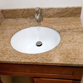 Best Tile - Granite vanity top with back and side splashes. - Building Supplies Near Me - Santa Clara, California
