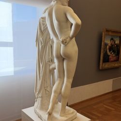 Alte Pinakothek - You oughta know not to stand by the window.  Somebody see you up there.