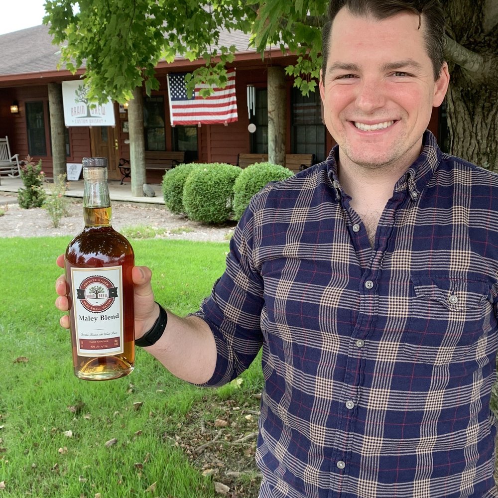 Brain Brew Custom Whiskey - Our bottle! - Distilleries Near Me - Newtown, Ohio