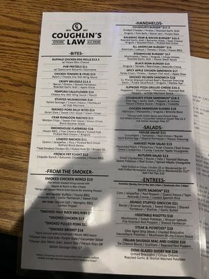 Menu photo 8 Coughlin's Law Kitchen and Ale House Pittsburgh, PA