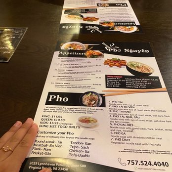 Pho Nguyen - Menu - Vietnamese Near Me - Virginia Beach, Virginia Pho Nguyen - Menu - Vietnamese Near Me - Virginia Beach, Virginia