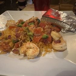 Casa Bravo Mexican Restaurant - Cameron grilled ( Shrimp) w diced avocados and tomatoes and rice
