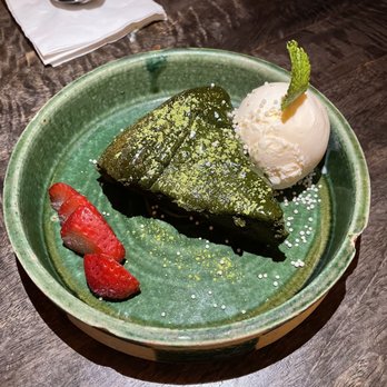 Salt + Charcoal - Matcha Chocolate Cake - Japanese Near Me - Brooklyn, New York Salt + Charcoal - Matcha Chocolate Cake - Japanese Near Me - Brooklyn, New York