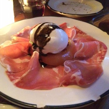 Aria Hell's Kitchen - Prosciutto with burrata with balsamic drizzle. - Italian Near Me - New York, New York
