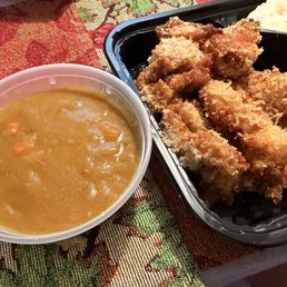 Chicken Katsu With Curry Bento