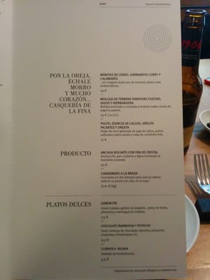 Menu photo 1 Kulto Madrid, M