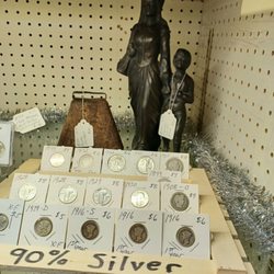 Rangeline Antique Mall - 90% constitutional silver! Check out case L-11