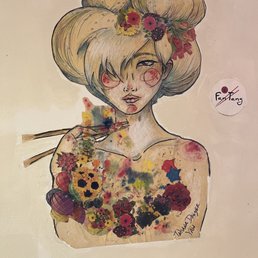 Artwork on the wall.