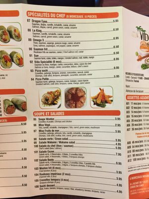 Menu photo 3 Vida Sushi Montreal, QC