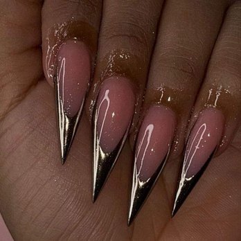 Green Nail - This was my reference photo - Nail Salons Near Me - Sherman Oaks, California