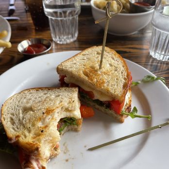 Blind Tiger Pub - caprese panini - SO good!! - American Near Me - Charleston, South Carolina