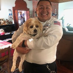 Juan & Eddie (the dog).