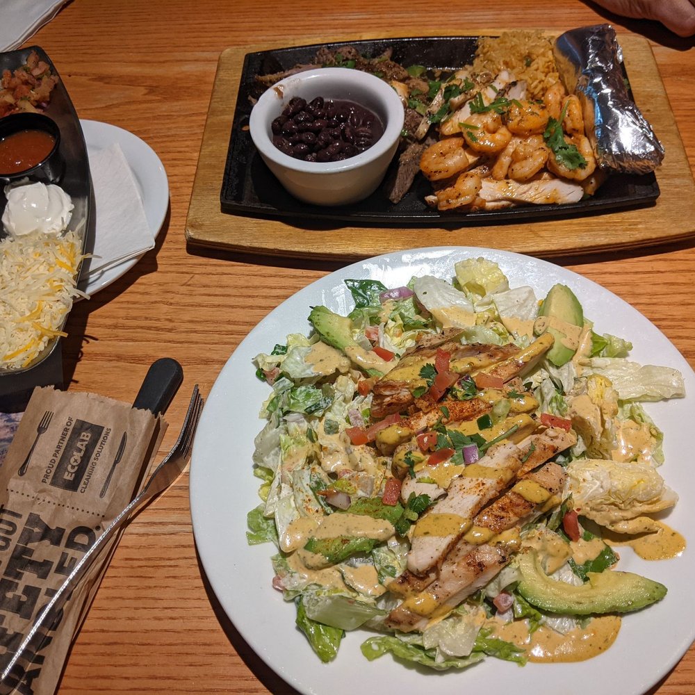 Chili's Grill & Bar - a plate of chicken salad and a bowl of black beans - Tex-Mex Near Me - American Fork, Utah Chili's Grill & Bar - a plate of chicken salad and a bowl of black beans - Tex-Mex Near Me - American Fork, Utah