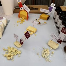 Remarkables Park Farmers Market - Cheese samples
