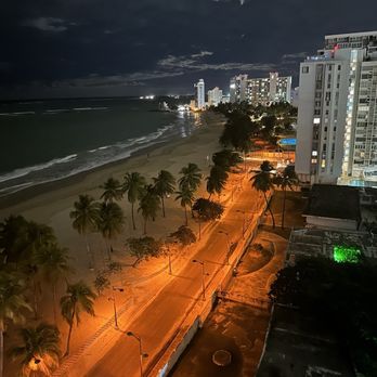 Kumo Rooftop - View from restaurant dining area where we were seated. - Lounges Near Me - Carolina, Puerto Rico