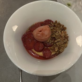 Wye Oak Tavern - Strawberry sorbet cheesecake - Bars Near Me - Frederick, Maryland Wye Oak Tavern - Strawberry sorbet cheesecake - Bars Near Me - Frederick, Maryland