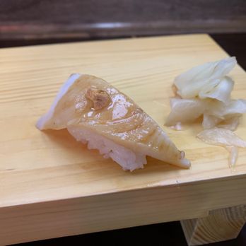 Shokunin - Escolar with white truffle - Japanese Near Me - Rancho Cucamonga, California Shokunin - Escolar with white truffle - Japanese Near Me - Rancho Cucamonga, California