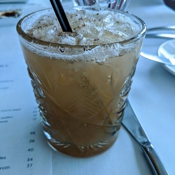 Vintner Grill - Bastille day: four rosese bourbon, St Elizabeth all spice dram, maple syrup, fresh squeezed lemon juice and lemon bitters - New American Near Me - Las Vegas, Nevada Vintner Grill - Bastille day: four rosese bourbon, St Elizabeth all spice dram, maple syrup, fresh squeezed lemon juice and lemon bitters - New American Near Me - Las Vegas, Nevada