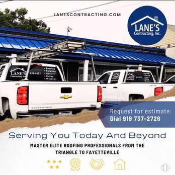 Lane's Contracting & Roofing - https://lanescontracting.com/raleigh-roofing-company/  https://www.google.com/maps?cid=6120007173330953­782&_ga=2.84720794.209 - Roofing Near Me - Smithfield, North Carolina