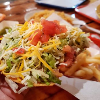 Gresham Burrito Shop - Veggie tostada was just what I needed - Mexican Near Me - Gresham, Oregon