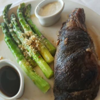 Chart House - End piece prime rib with asparagus - Seafood Near Me - Newport, Kentucky Chart House - End piece prime rib with asparagus - Seafood Near Me - Newport, Kentucky