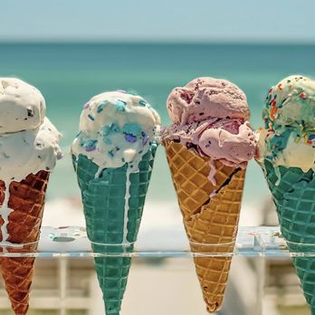 Pecan Jacks - a row of ice cream cones - Ice Cream & Frozen Yogurt Near Me - Sea Grove Beach, Florida Pecan Jacks - a row of ice cream cones - Ice Cream & Frozen Yogurt Near Me - Sea Grove Beach, Florida