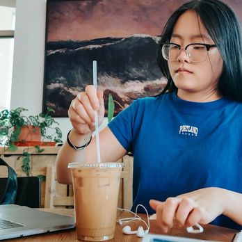 Happy Monday - Iced chai latte - Coffee & Tea Near Me - Roseville, Minnesota Happy Monday - Iced chai latte - Coffee & Tea Near Me - Roseville, Minnesota
