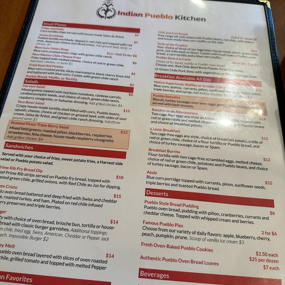 Indian Pueblo Kitchen - Menu - New American Near Me - Albuquerque, New Mexico Indian Pueblo Kitchen - Menu - New American Near Me - Albuquerque, New Mexico