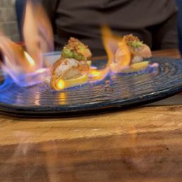 Seared Salmon Belly (3pc) Seared Salmon Belly (3pc)