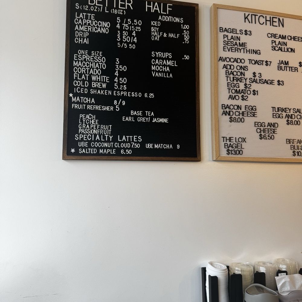 Better Half Coffee & Kitchen - Coffee & Tea Near Me - Elmhurst, New York Better Half Coffee & Kitchen - Coffee & Tea Near Me - Elmhurst, New York