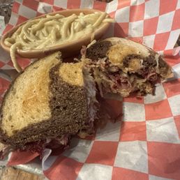 The Rueben's has house made corned beef. It was very tasty The Rueben's has house made corned beef. It was very tasty