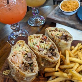 Compadres Cantina - Surf & Turf Burrito - Mexican Near Me - Ontario, California